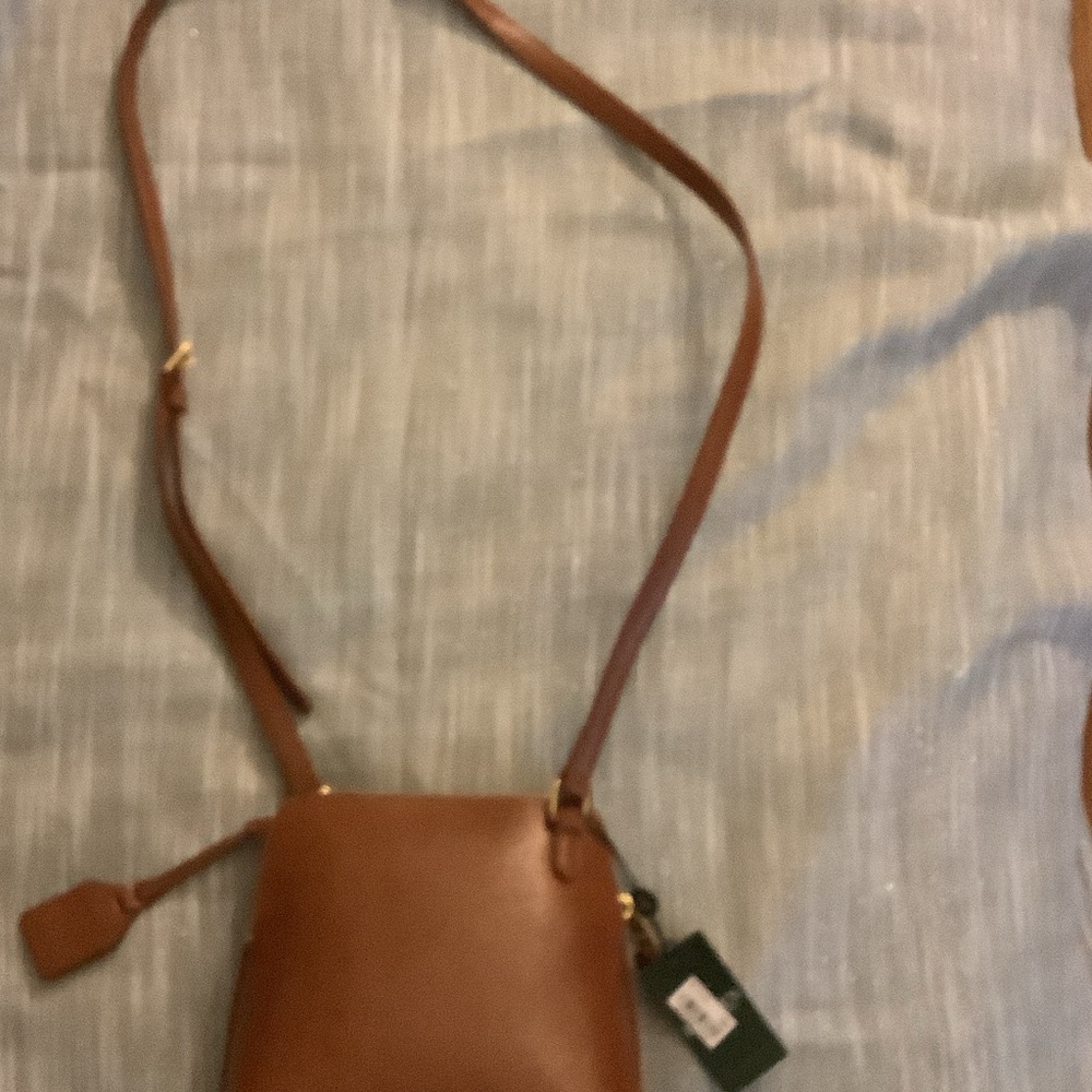 Lauren Ralph Lauren Tan Crossbody Bag - Picture 5 of 9